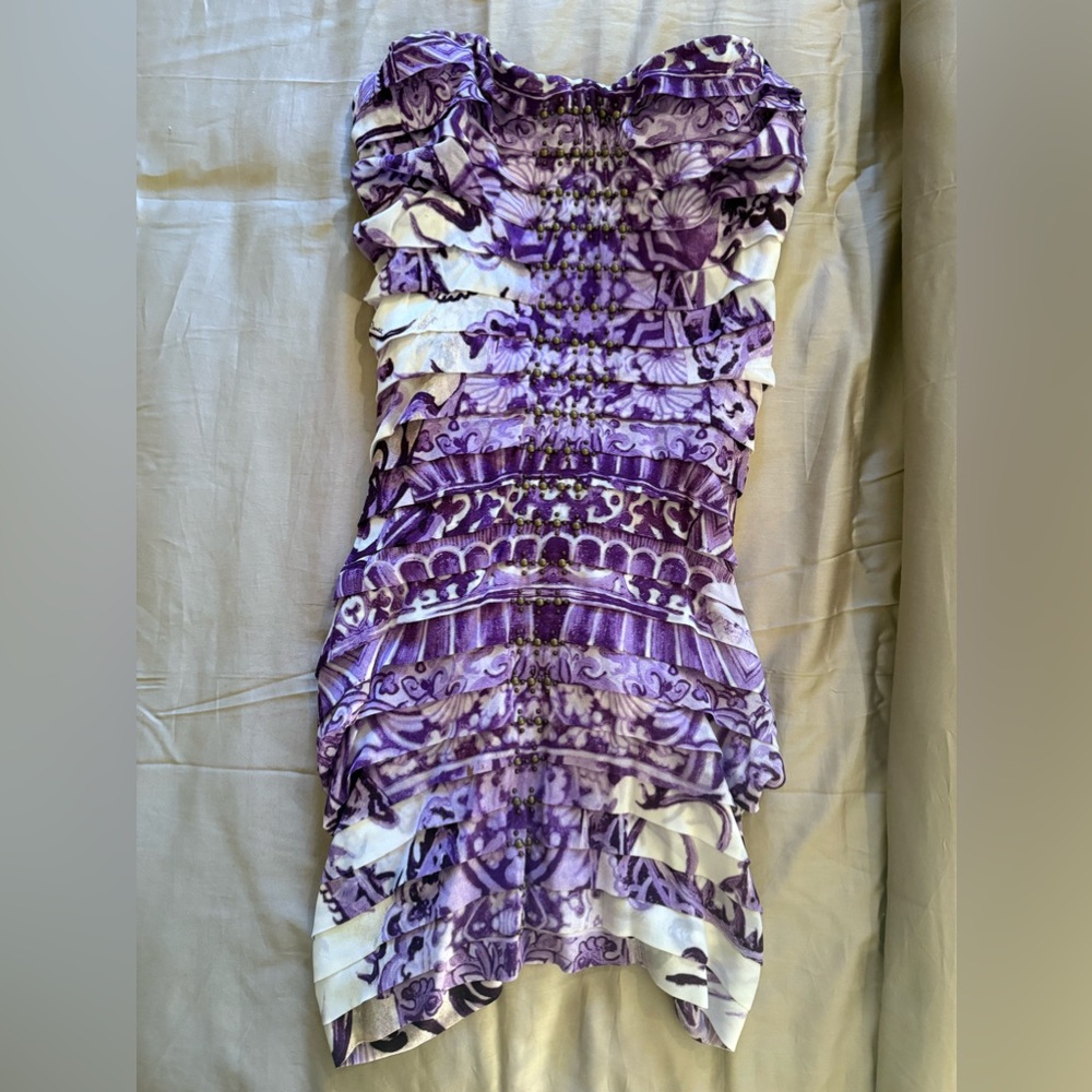 Gorgeous vintage Roberto Cavalli mini one of a kind. 💜